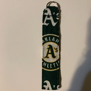 Oakland A’s Wristlet Keychain MLB